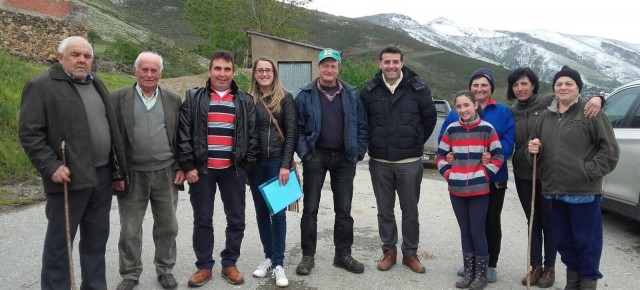 José Luis Fontaniella y Cristina Vega en Parada la Vieja