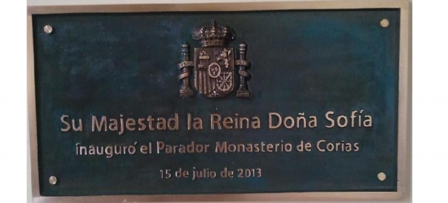 Placa de la inauguración