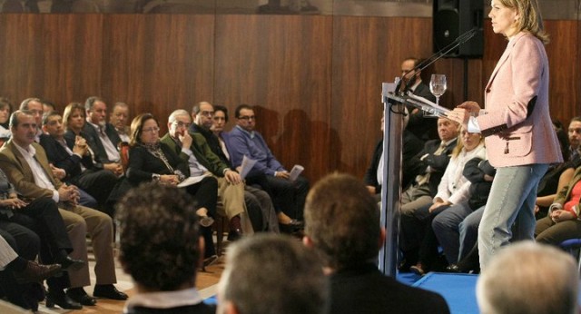 Maria Dolores de Cospedal clausura la asamblea de Alcaldes, Portavoces y Concejales del PP de Castilla y León