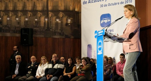 Maria Dolores de Cospedal clausura la asamblea de Alcaldes, Portavoces y Concejales del PP de Castilla y León