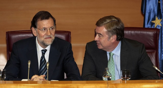 Mariano Rajoy preside la reunión del Grupo Popular en el Senado