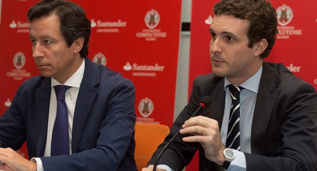 Carlos Floriano en los Cursos de Verano de El Escorial